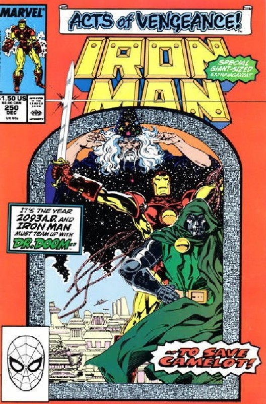 Cover of Iron Man (Vol 1) #250. One of 250,000 Vintage American Comics on sale from Krypton!