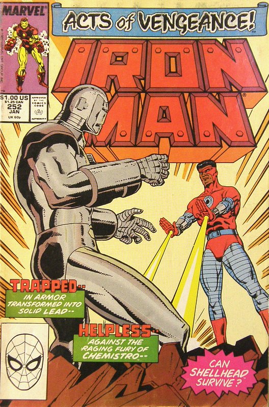 Cover of Iron Man (Vol 1) #252. One of 250,000 Vintage American Comics on sale from Krypton!