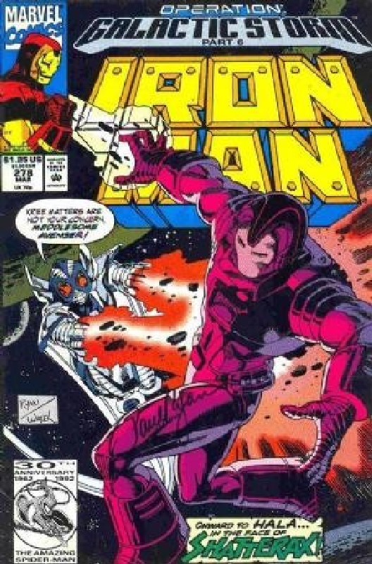 Cover of Iron Man (Vol 1) #278. One of 250,000 Vintage American Comics on sale from Krypton!