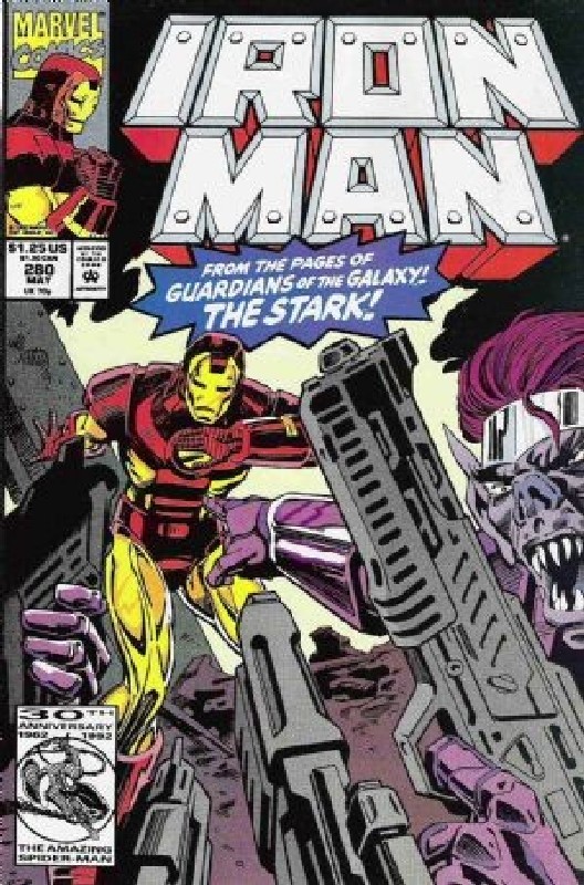 Cover of Iron Man (Vol 1) #280. One of 250,000 Vintage American Comics on sale from Krypton!