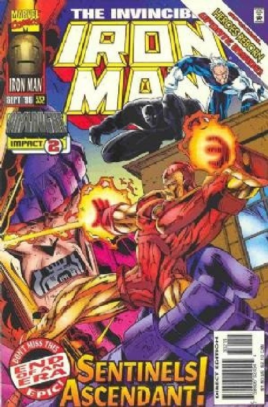 Cover of Iron Man (Vol 1) #332. One of 250,000 Vintage American Comics on sale from Krypton!