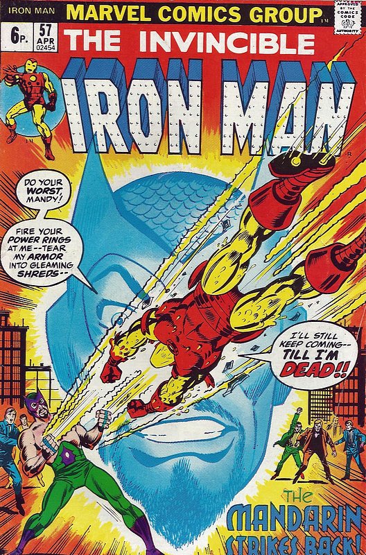Cover of Iron Man (Vol 1) #57. One of 250,000 Vintage American Comics on sale from Krypton!