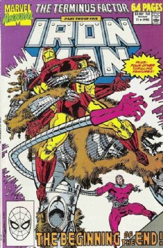 Cover of Iron Man Annual #11. One of 250,000 Vintage American Comics on sale from Krypton!