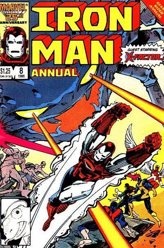 Cover of Iron Man Annual #8. One of 250,000 Vintage American Comics on sale from Krypton!