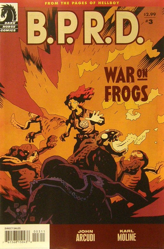 Cover of BPRD: War on Frogs (2008 Ltd) #3. One of 250,000 Vintage American Comics on sale from Krypton!