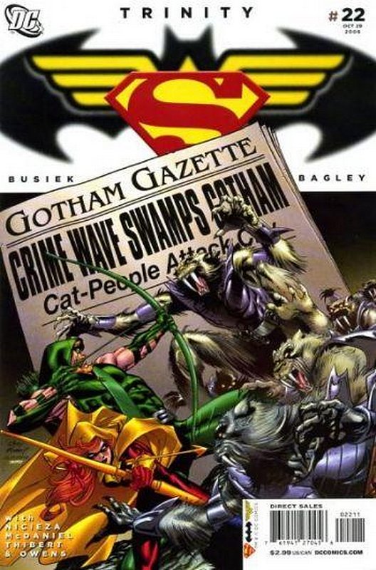 Cover of Trinity (2008) #22. One of 250,000 Vintage American Comics on sale from Krypton!