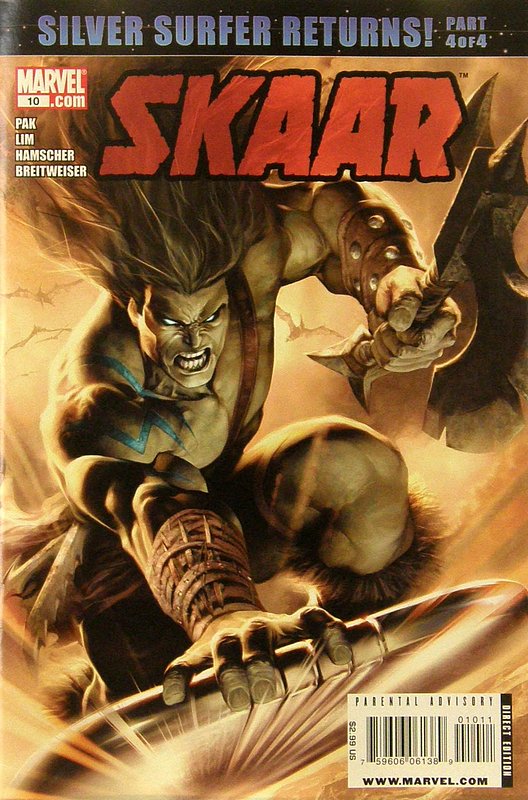 Cover of Skarr: Son of Hulk (Vol 1) #10. One of 250,000 Vintage American Comics on sale from Krypton!