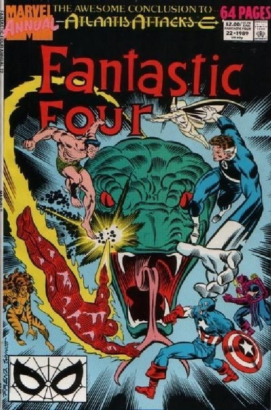 Cover of Fantastic Four Annual #22. One of 250,000 Vintage American Comics on sale from Krypton!