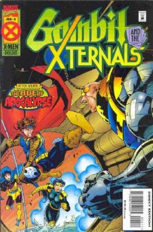 Cover of Gambit & The X-turnals (1995 Ltd) #4. One of 250,000 Vintage American Comics on sale from Krypton!