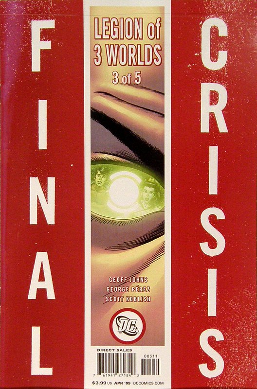 Cover of Final Crisis: Legion of Three Worlds (2008 Ltd) #3. One of 250,000 Vintage American Comics on sale from Krypton!