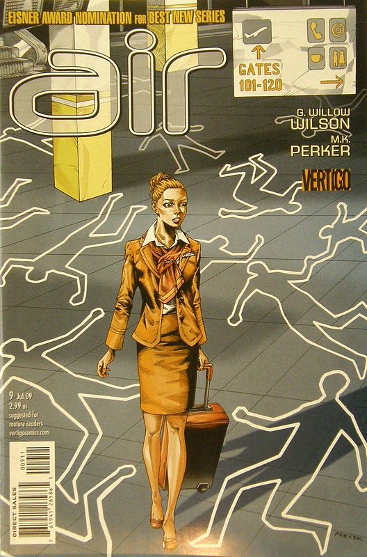 Cover of Air (Vol 1) #9. One of 250,000 Vintage American Comics on sale from Krypton!