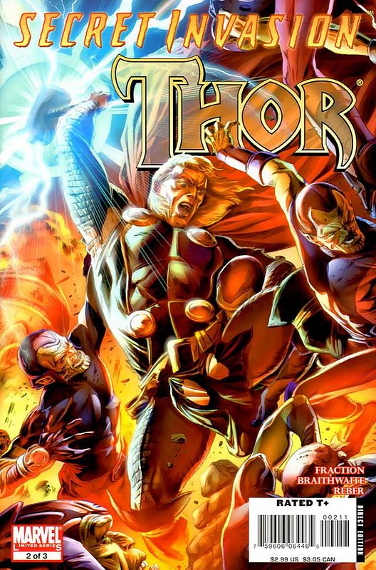 Cover of Secret Invasion: Thor (2008 Ltd) #2. One of 250,000 Vintage American Comics on sale from Krypton!