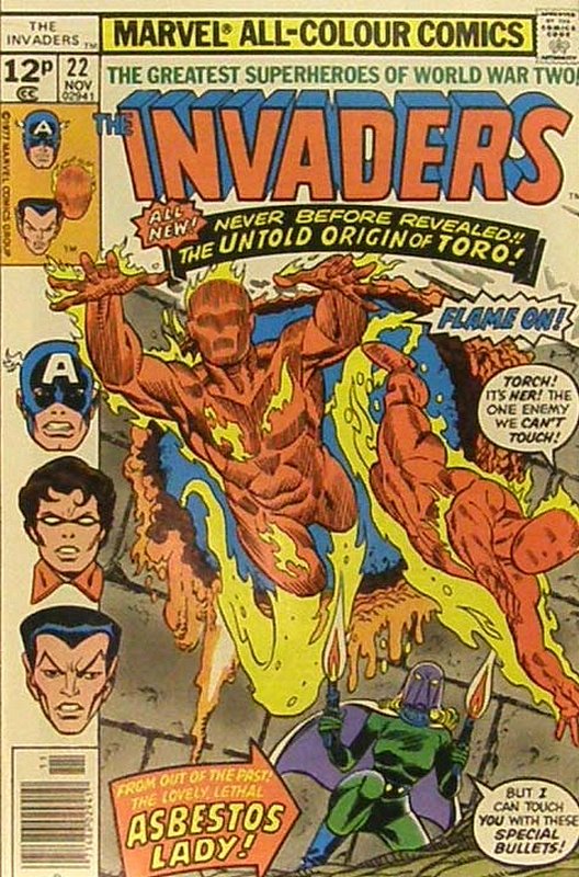 Cover of Invaders (Vol 1) #22. One of 250,000 Vintage American Comics on sale from Krypton!