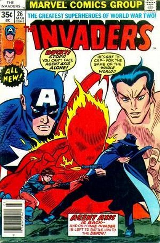 Cover of Invaders (Vol 1) #26. One of 250,000 Vintage American Comics on sale from Krypton!
