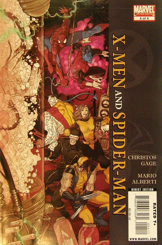 Cover of X-Men/Spider-Man (2008 Ltd) #4. One of 250,000 Vintage American Comics on sale from Krypton!