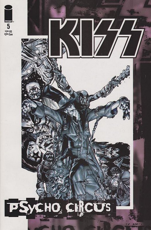 Cover of Kiss the Psycho Circus (Vol 1) #5. One of 250,000 Vintage American Comics on sale from Krypton!