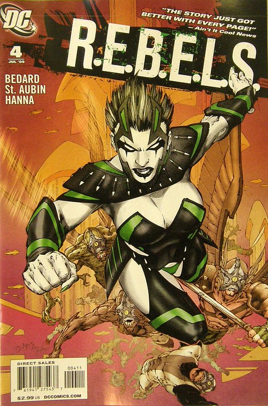 Cover of REBELS (Vol 1) #4. One of 250,000 Vintage American Comics on sale from Krypton!