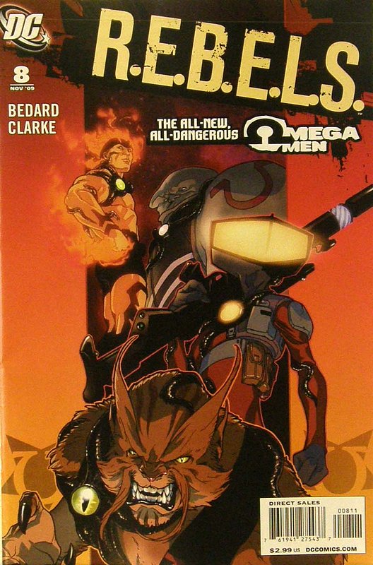 Cover of REBELS (Vol 1) #8. One of 250,000 Vintage American Comics on sale from Krypton!