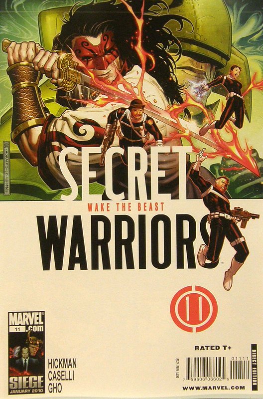 Cover of Secret Warriors (Vol 1) #11. One of 250,000 Vintage American Comics on sale from Krypton!