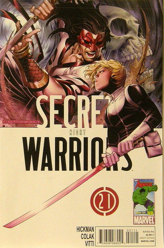 Cover of Secret Warriors (Vol 1) #21. One of 250,000 Vintage American Comics on sale from Krypton!