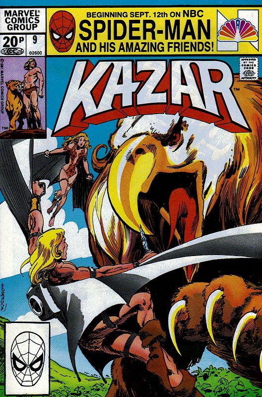 Cover of Ka-Zar (Vol 3) The Savage #9. One of 250,000 Vintage American Comics on sale from Krypton!