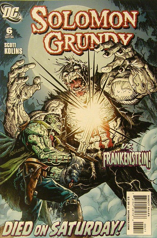 Cover of Soloman Grundy (2009 Ltd) #6. One of 250,000 Vintage American Comics on sale from Krypton!