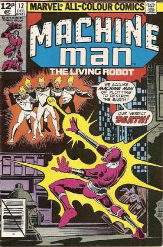Cover of Machine Man (Vol 1) #12. One of 250,000 Vintage American Comics on sale from Krypton!