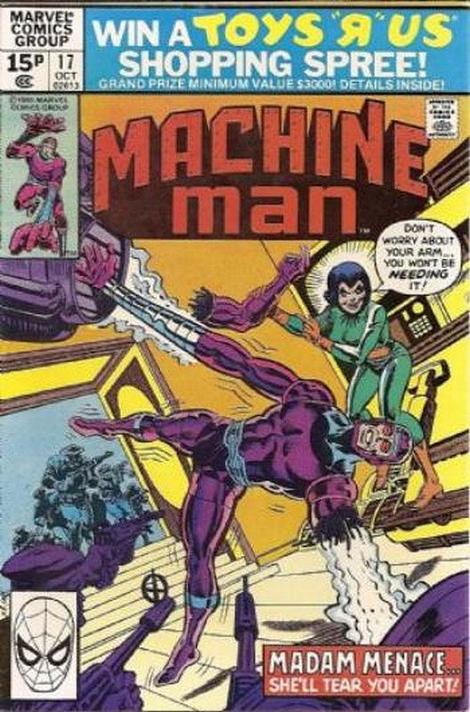 Cover of Machine Man (Vol 1) #17. One of 250,000 Vintage American Comics on sale from Krypton!