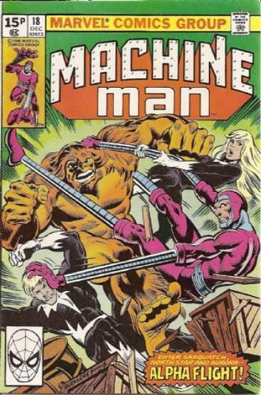 Cover of Machine Man (Vol 1) #18. One of 250,000 Vintage American Comics on sale from Krypton!