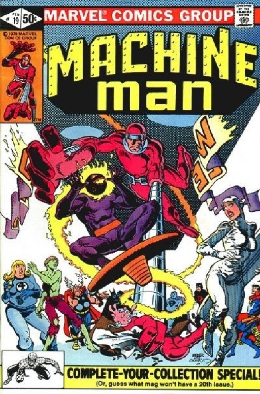Cover of Machine Man (Vol 1) #19. One of 250,000 Vintage American Comics on sale from Krypton!