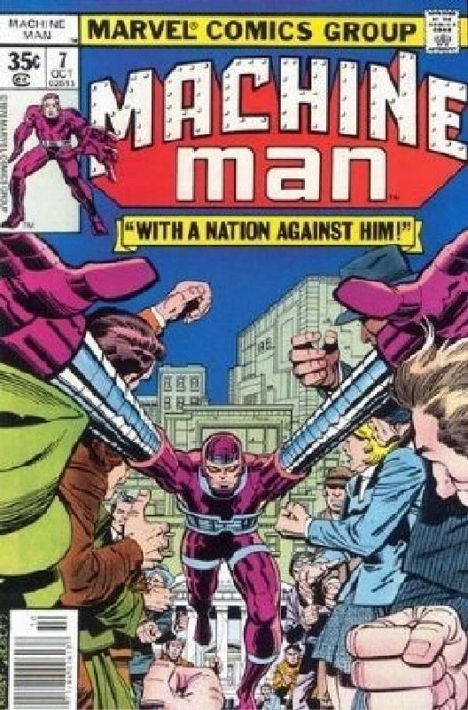 Cover of Machine Man (Vol 1) #7. One of 250,000 Vintage American Comics on sale from Krypton!