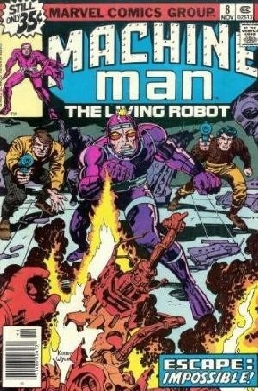 Cover of Machine Man (Vol 1) #8. One of 250,000 Vintage American Comics on sale from Krypton!