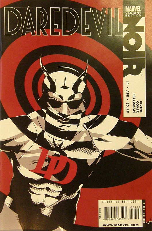 Cover of Daredevil: Noir (2009 Ltd) #1. One of 250,000 Vintage American Comics on sale from Krypton!