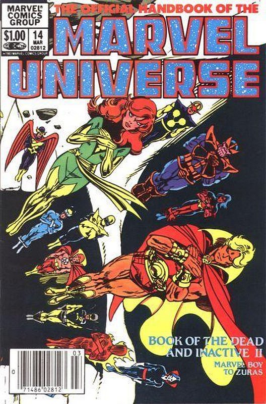 Cover of Marvel Universe (Vol 1) Official Handbook of the #14. One of 250,000 Vintage American Comics on sale from Krypton!