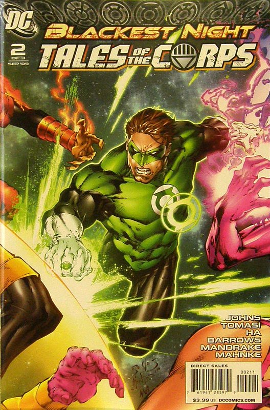 Cover of Blackest Night: Tales of the Corps (2009 Ltd) #2. One of 250,000 Vintage American Comics on sale from Krypton!