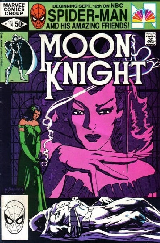 Cover of Moon Knight (Vol 1) #14. One of 250,000 Vintage American Comics on sale from Krypton!
