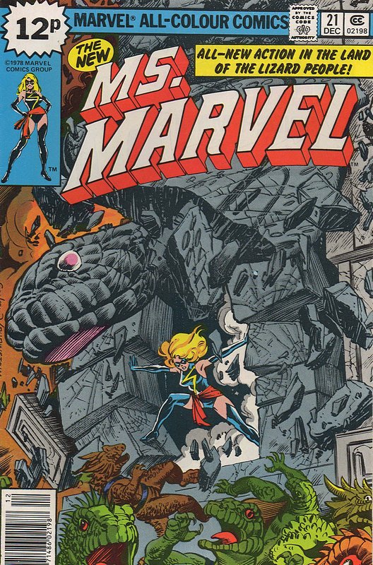 Cover of Ms Marvel (Vol 1) #21. One of 250,000 Vintage American Comics on sale from Krypton!