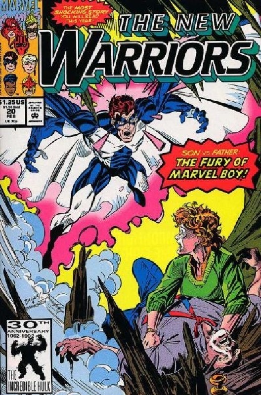 Cover of New Warriors (Vol 1) #20. One of 250,000 Vintage American Comics on sale from Krypton!