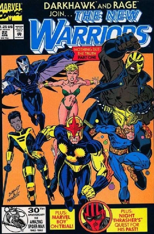 Cover of New Warriors (Vol 1) #22. One of 250,000 Vintage American Comics on sale from Krypton!
