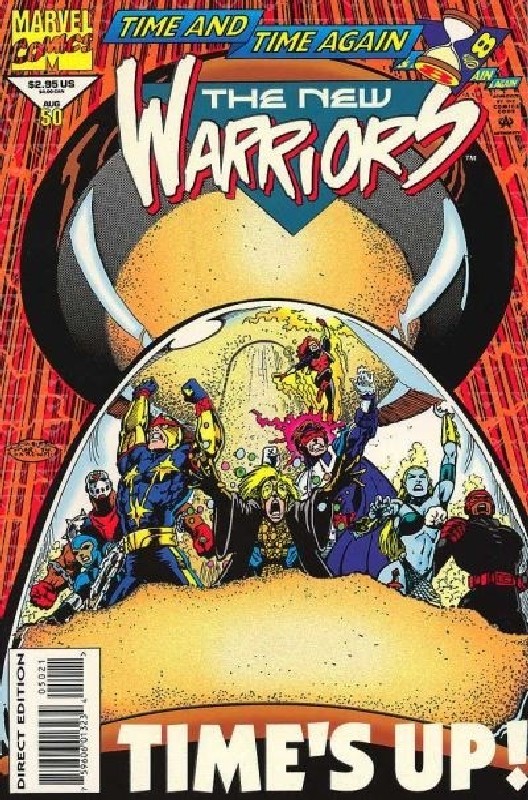 Cover of New Warriors (Vol 1) #50. One of 250,000 Vintage American Comics on sale from Krypton!
