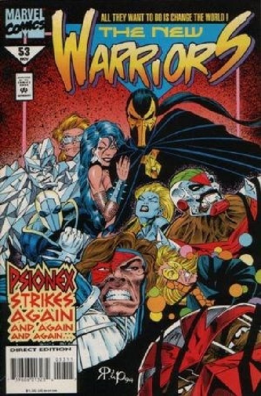 Cover of New Warriors (Vol 1) #53. One of 250,000 Vintage American Comics on sale from Krypton!