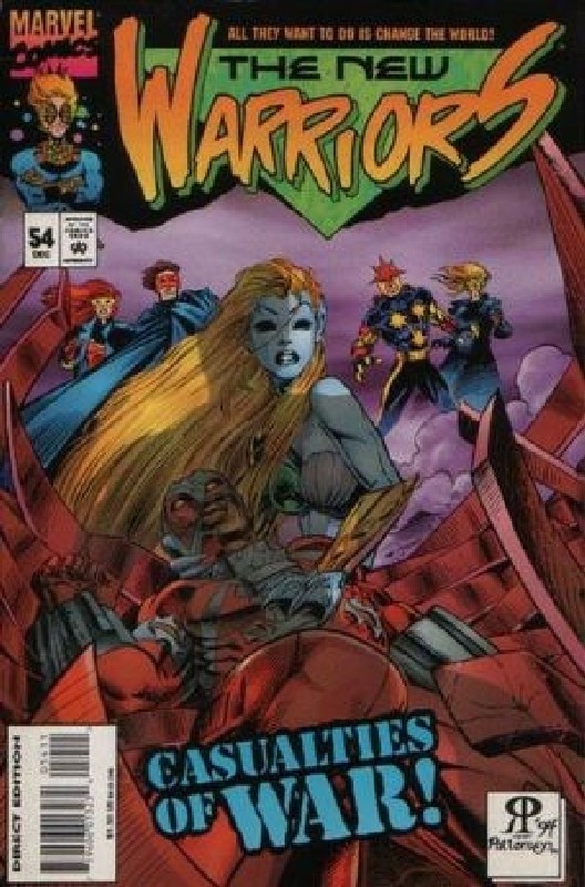 Cover of New Warriors (Vol 1) #54. One of 250,000 Vintage American Comics on sale from Krypton!