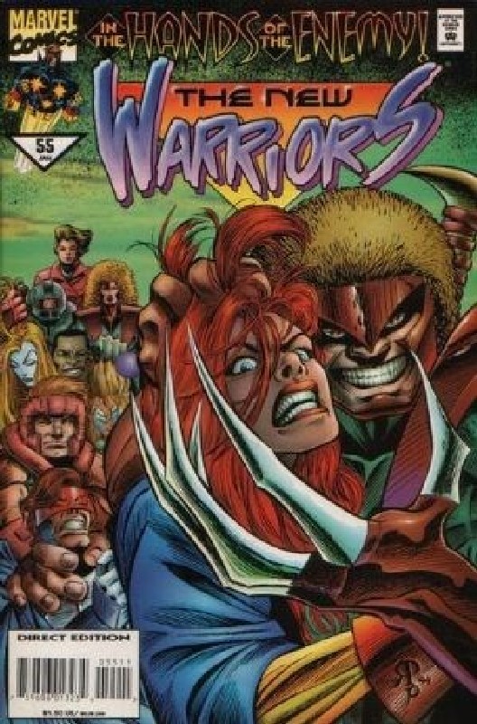 Cover of New Warriors (Vol 1) #55. One of 250,000 Vintage American Comics on sale from Krypton!