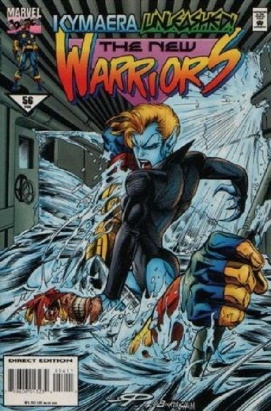 Cover of New Warriors (Vol 1) #56. One of 250,000 Vintage American Comics on sale from Krypton!