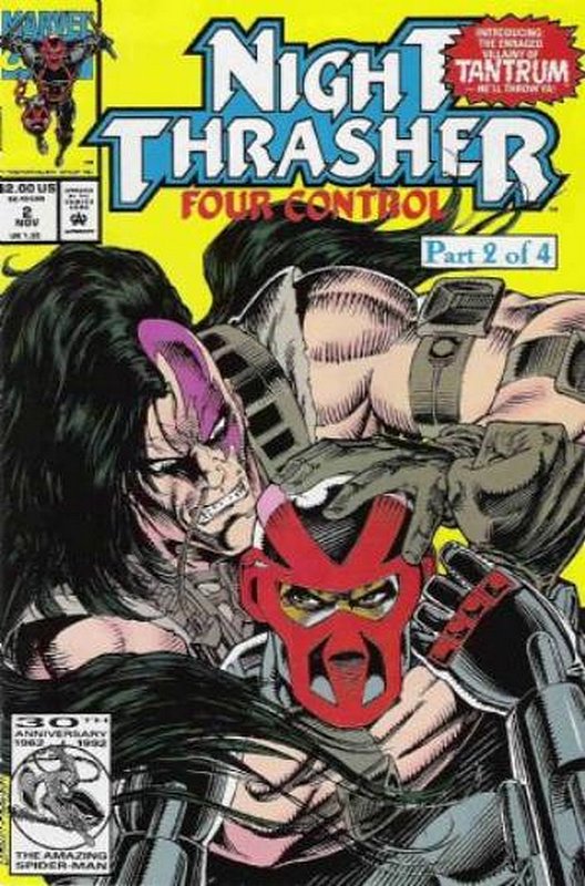 Cover of Night Thrasher Four Control #2. One of 250,000 Vintage American Comics on sale from Krypton!