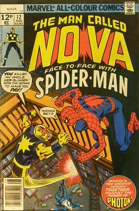 Cover of Nova (Vol 1) #12. One of 250,000 Vintage American Comics on sale from Krypton!