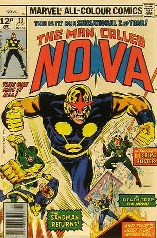 Cover of Nova (Vol 1) #13. One of 250,000 Vintage American Comics on sale from Krypton!
