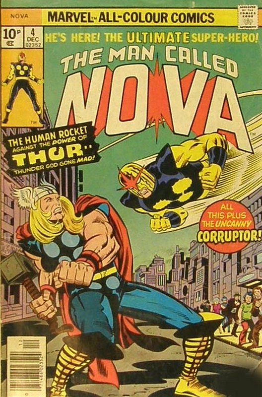 Cover of Nova (Vol 1) #4. One of 250,000 Vintage American Comics on sale from Krypton!
