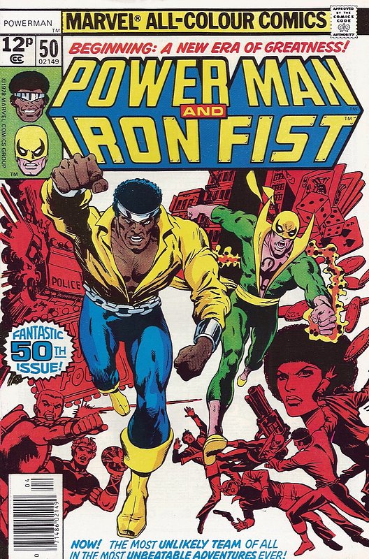 Cover of Powerman & Iron Fist (Vol 1) #50. One of 250,000 Vintage American Comics on sale from Krypton!