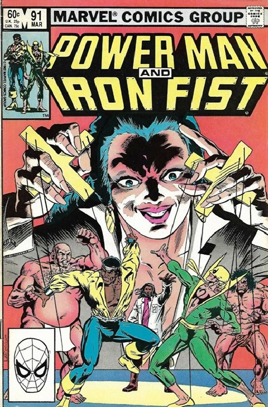 Cover of Powerman & Iron Fist (Vol 1) #91. One of 250,000 Vintage American Comics on sale from Krypton!